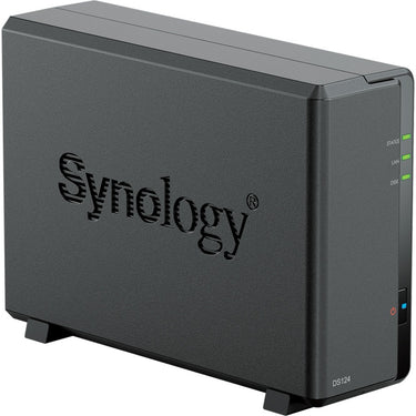 Synology diskstation ds124 nas (zwart, usb-a 3.2 (5 gbit s))