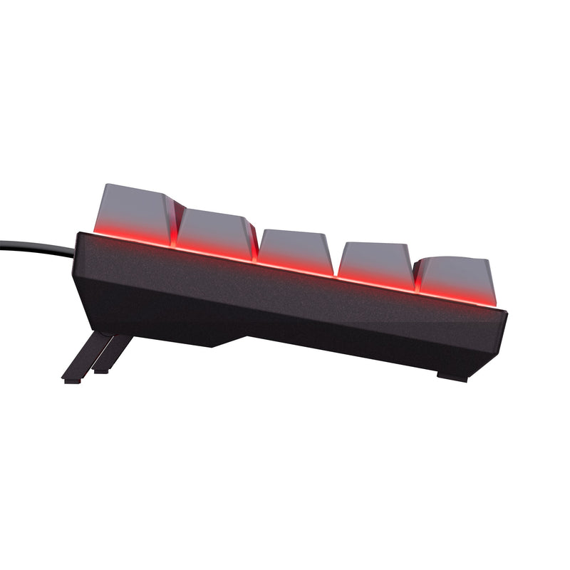 Load image into Gallery viewer, Trust gxt 867 acira 60% mini mechanisch gaming-toetsenbord, gaming toetsenbord (zwart, us lay-out, outemu red, 60%, rgb)
