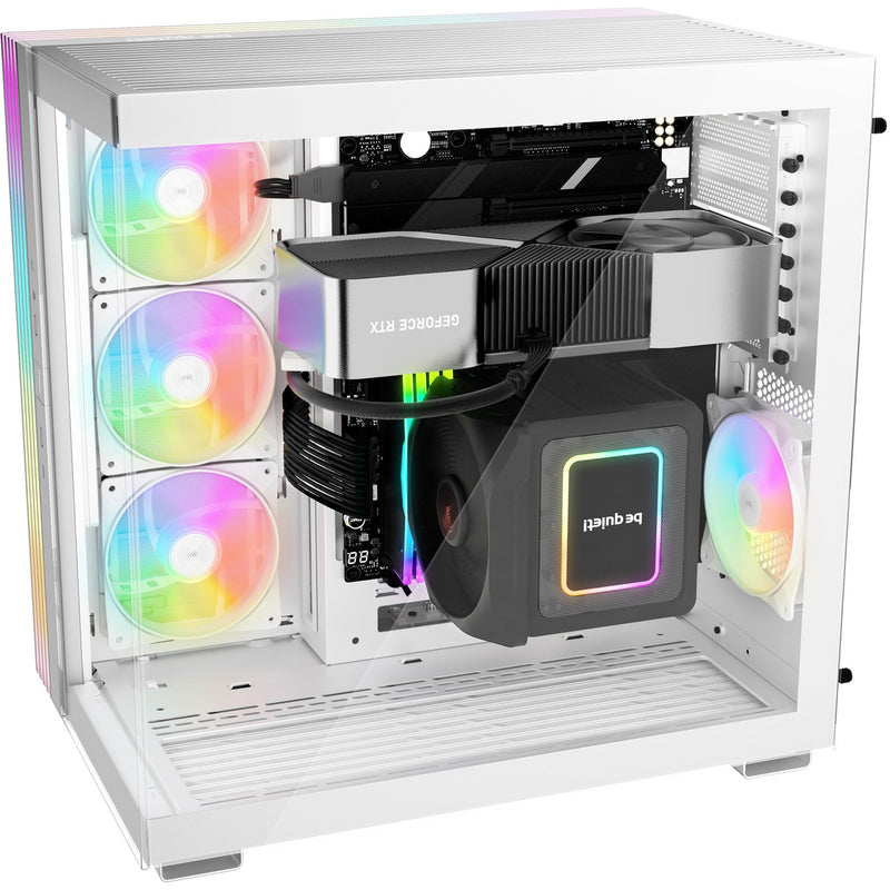 Load image into Gallery viewer, Be quiet! light base 600 dx midi tower behuizing (wit | 2x usb-a | 1x usb-c | rgb | tempered glass)
