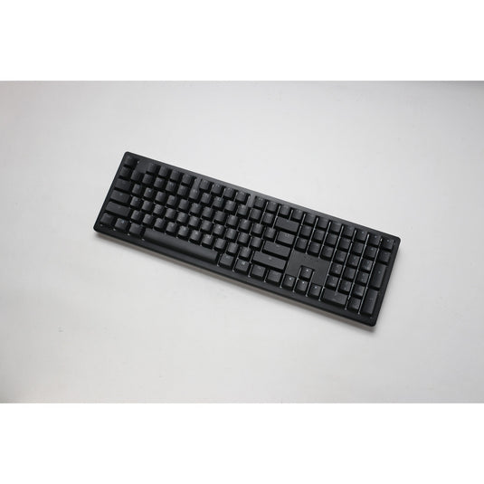 Ducky zero 6108 classic black rgb mechanisch gaming toetsenbord (zwart, us lay-out (qwerty), cherry mx2a blue, 100%, rgb leds, double-shot pbt, hot swap, 2.4ghz | bluetooth | usb-c)