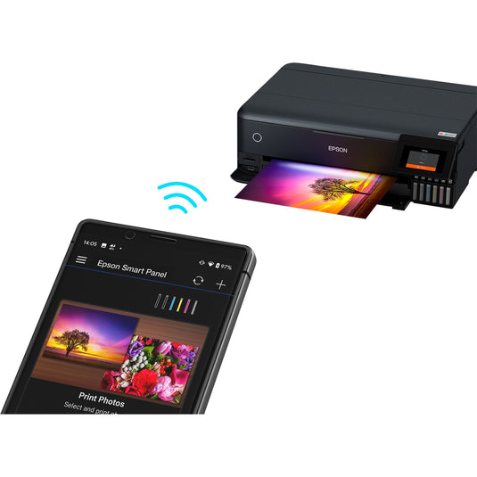 Epson ecotank et-8550 all-in-one inkjetprinter (zwart, usb, wlan, scannen, kopiëren)
