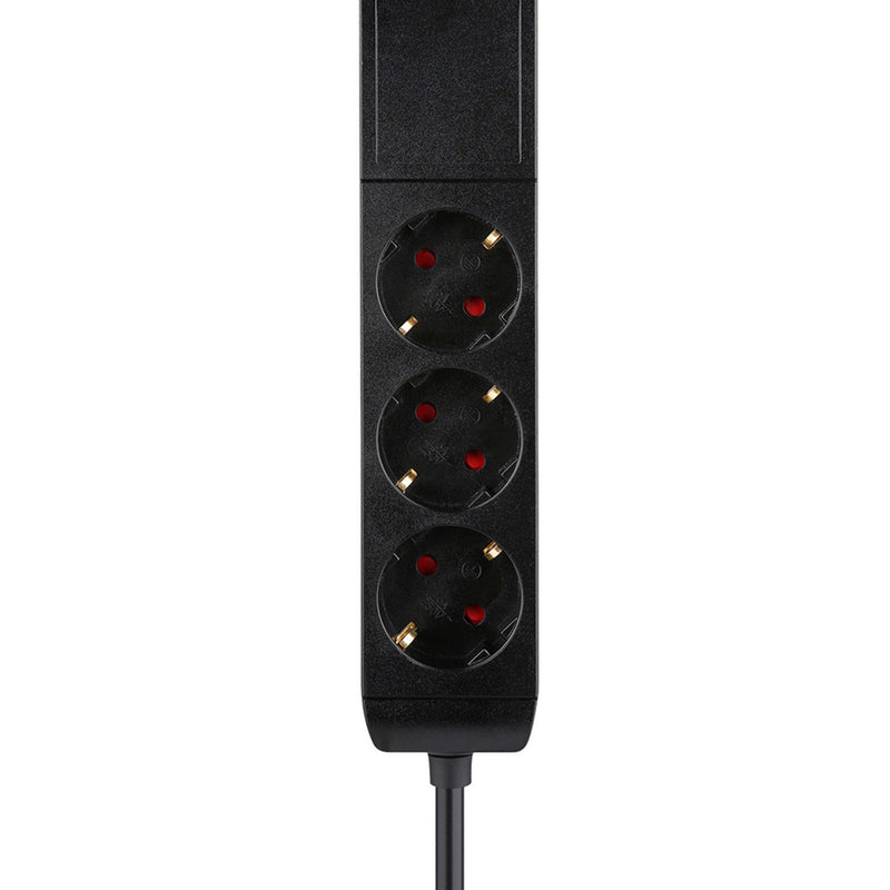 Load image into Gallery viewer, Neomounts ds22-840bl6 bureaucontactdoos met klem en usb-c en usb-a poorten - quick-charge stekkerdoos (zwart)
