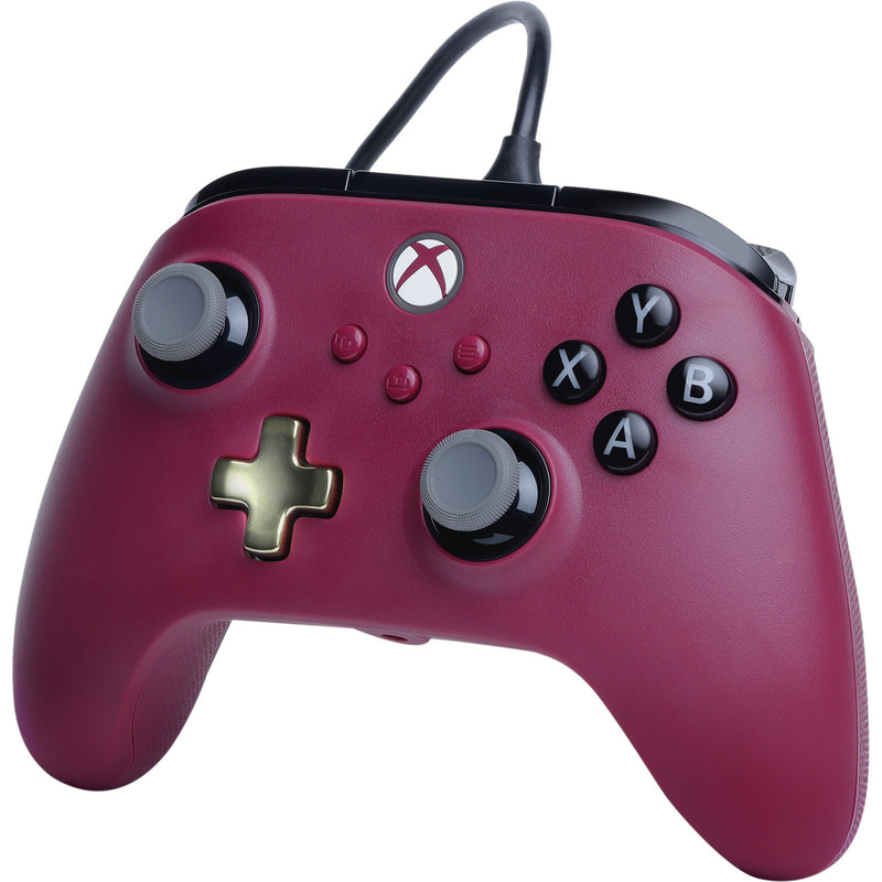 Afbeelding laden in galerijviewer, Powera advantage plus bedrade controller voor xbox series x|s - robijn (donkerrood, xbox series x|s, xbox one, pc)
