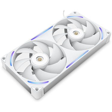 Nzxt performance fan f280x rgb case fans (wit, 2 stuks, 280 x 140 x 30 mm, pwm)