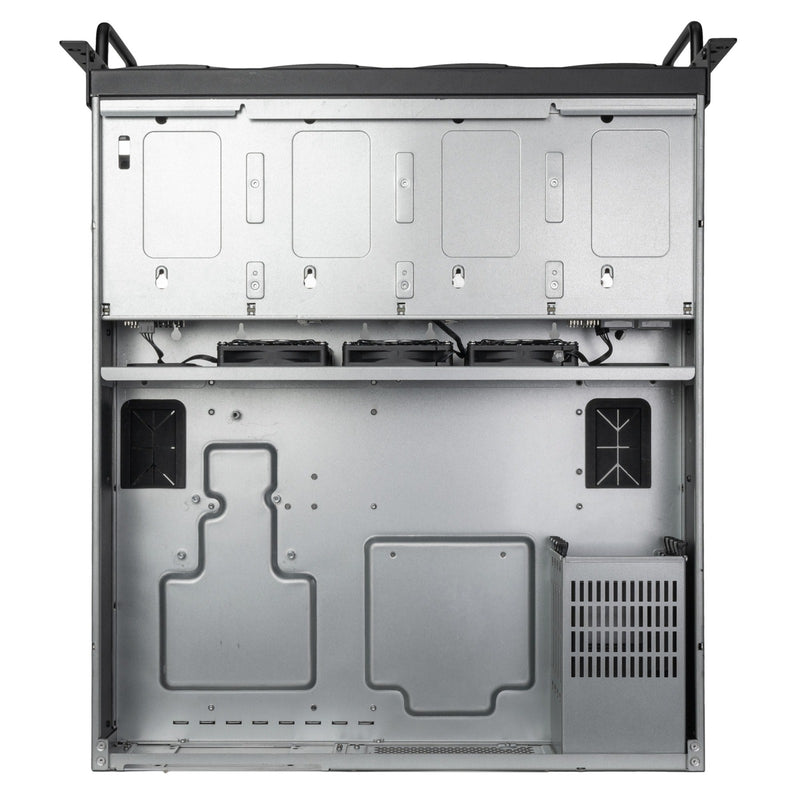 Load image into Gallery viewer, Silverstone rm61-312, rack, serverbehuizing (zwart | 6u)
