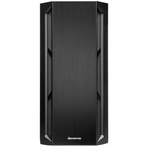 Chieftec apex q midi tower behuizing (zwart | 2x usb-a | 1x usb-c)