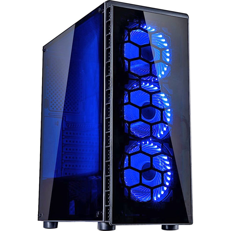 Load image into Gallery viewer, Inter-tech cxc2 midi tower behuizing (zwart | 3x usb-a | window)
