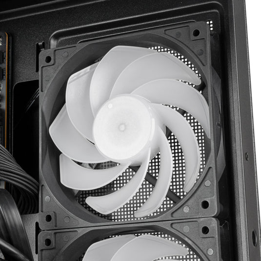 Silverstone lucid 05 mini tower behuizing (zwart | 2x usb-a | 1x usb-c | rgb | tempered glass)