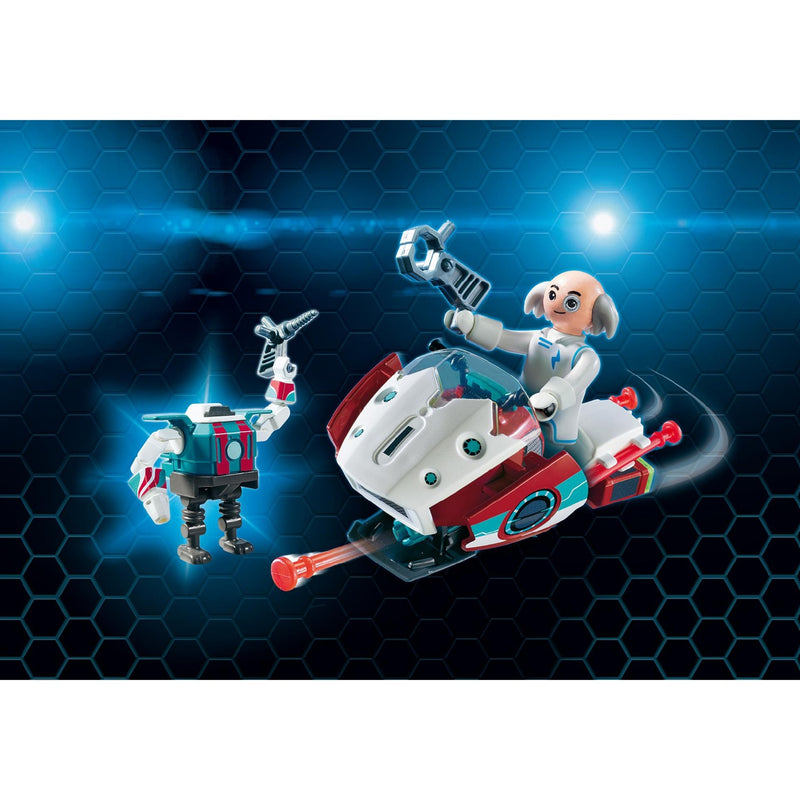 Load image into Gallery viewer, Playmobil super 4 - skyjet met dr. x robot constructiespeelgoed (9003)
