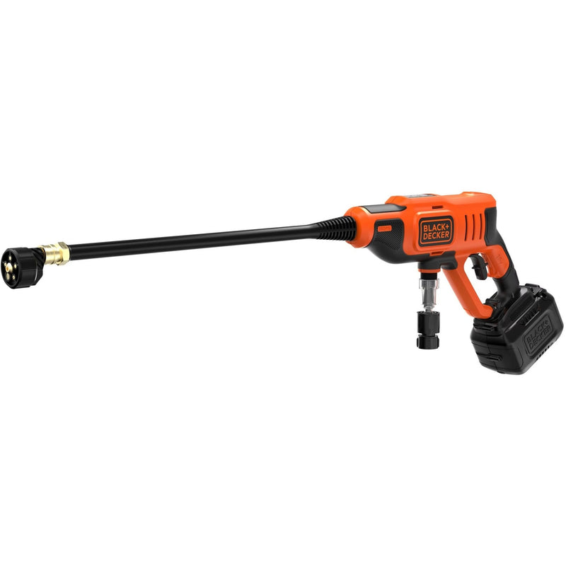 Load image into Gallery viewer, Black+decker bcpc18d1-qw 18v hogedrukreiniger (oranje zwart, 18v 2.0ah accu en oplader inbegrepen)

