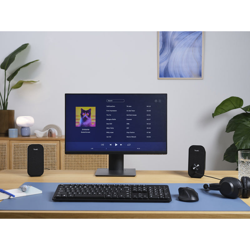 Load image into Gallery viewer, Trust ador 2.0-luidsprekerset pc-luidspreker (zwart grijs)
