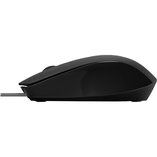 Hp 150 muis met kabel (zwart, 1600 dpi)