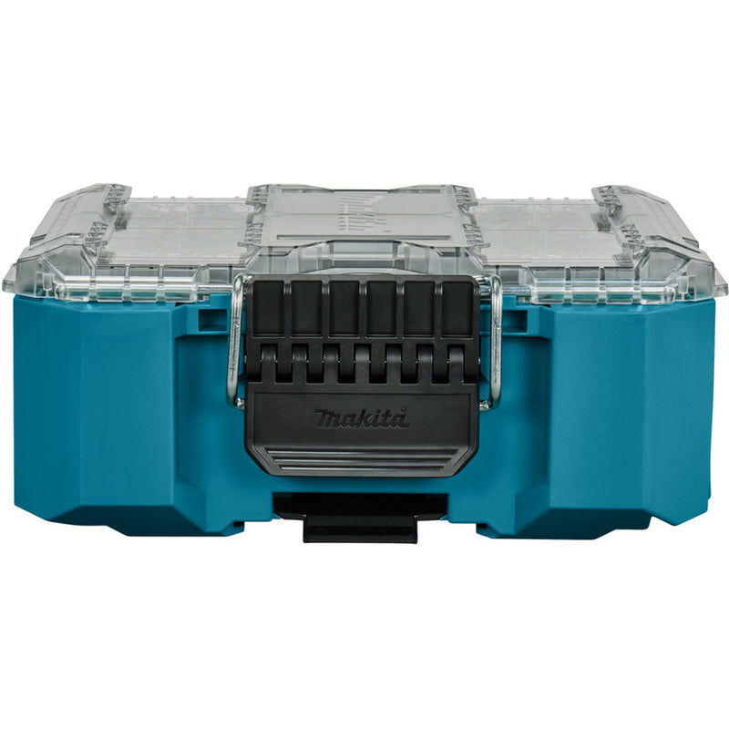 Load image into Gallery viewer, Makita maktrak organizer compact p-91067 gereedschapsbox (blauw zwart)
