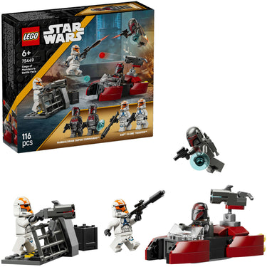 Lego star wars beleg van mandalore battle pack - cadeau voor jongens vanaf 6 jaar - 75449