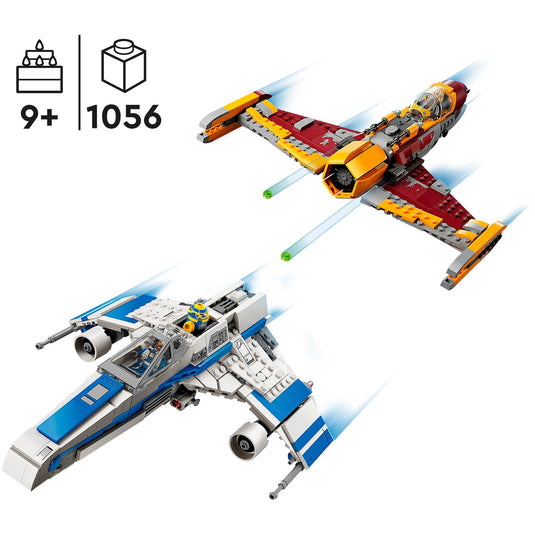 Lego star wars - new republic e-wing vs. shin hati's starfighter constructiespeelgoed (75364)