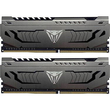 Patriot 16 gb ddr4-3200 kit werkgeheugen (grijs, pvs416g320c6k, viper steel, xmp)