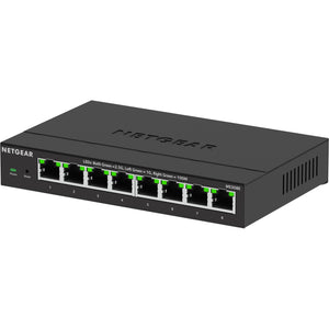 Netgear 8-port 2.5g multi-gigbit ethernet plus switch (ms308e) (zwart, managed)