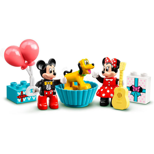 Lego duplo disney mickey minnie verjaardagstrein, bouwbaar speelgoed voor peuters 10941