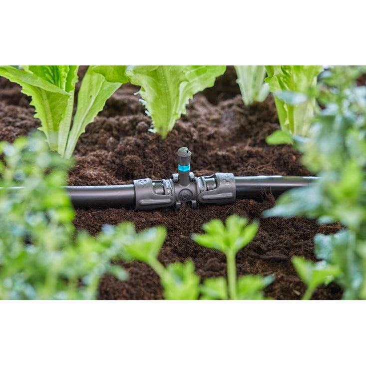 Load image into Gallery viewer, Gardena micro-drip-system t-stuk voor sproeiers verbinding (donkergrijs)
