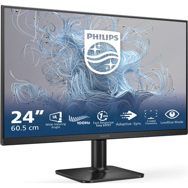 Philips 24e2n1100lb 23.8 monitor (zwart, hdmi, vga)