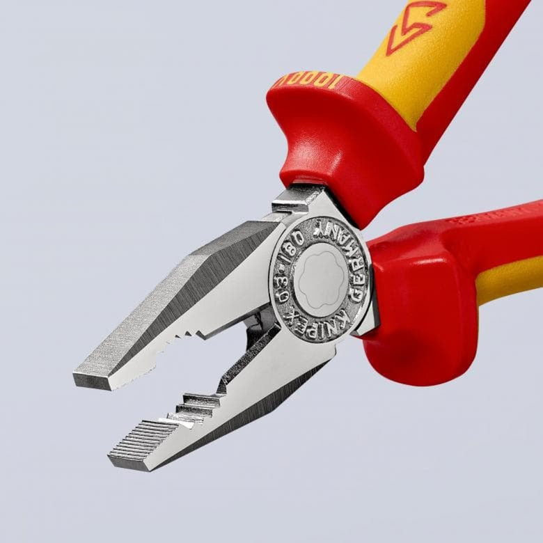 Load image into Gallery viewer, Knipex kombitang 03 06 160 combinatietang (rood geel, 160 mm)
