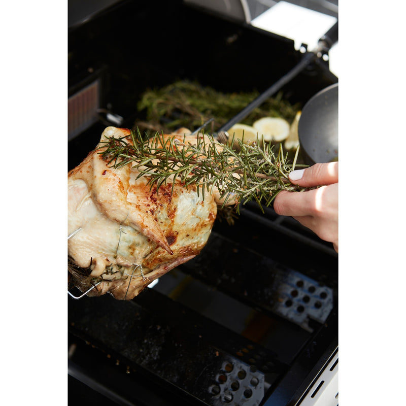 Load image into Gallery viewer, Barbecook universeel draaispit met motor voor houtskoolbarbecues rotisserie
