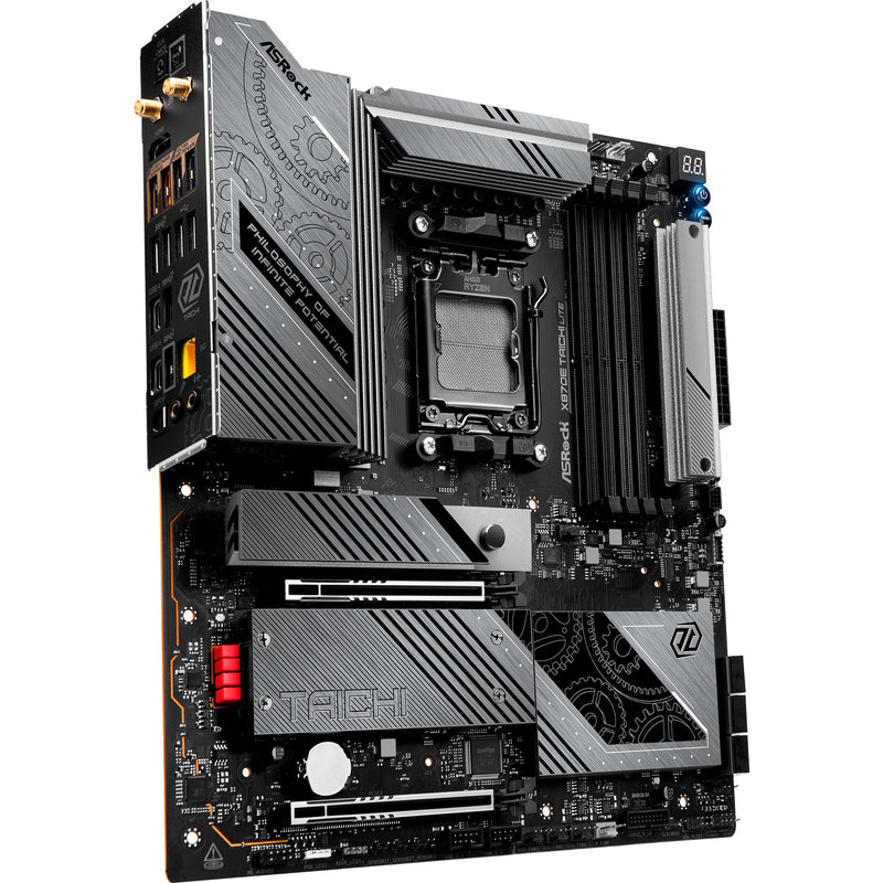 Afbeelding laden in galerijviewer, Asrock x870e taichi lite socket am5 moederbord (raid, 5 gb-lan, wi-fi 7, bt, e-atx)
