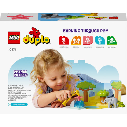 Lego duplo - wilde dieren van afrika constructiespeelgoed (10971)