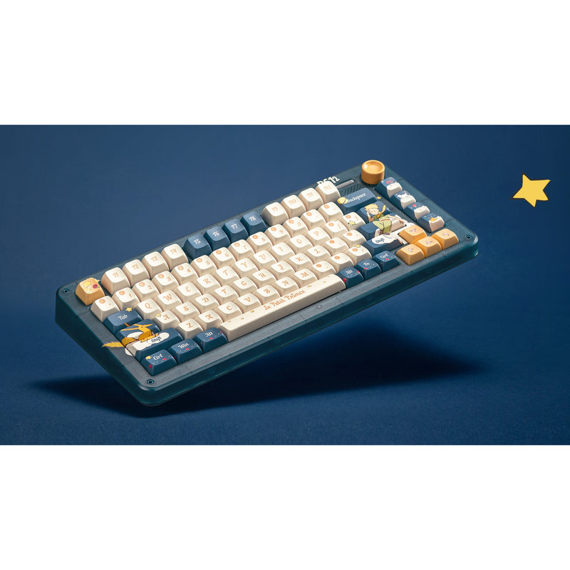 Load image into Gallery viewer, Iqunix zx75 sky encounter wireless mechanical keyboard (blauw, us lay-out (qwerty), iqunix silent rose, 75%, rgb leds, hot-swappable, double-shot pbt, 2.4ghz | bluetooth 5.1 | usb-c)
