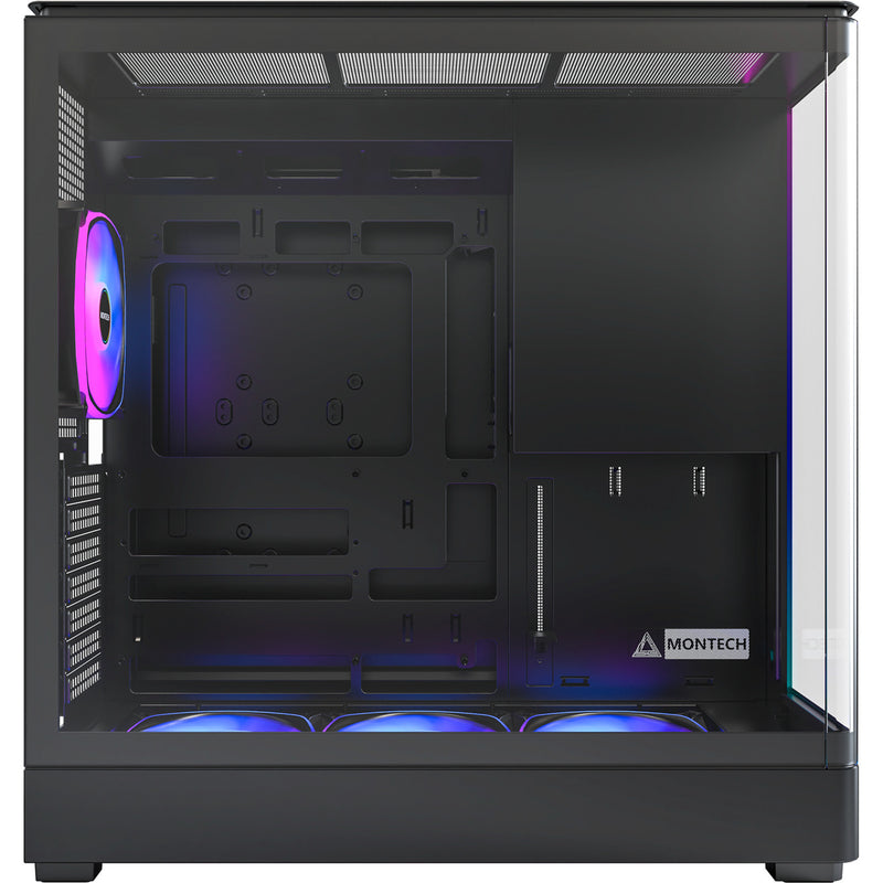 Load image into Gallery viewer, Montech king 45 pro midi tower behuizing (zwart | 2x usb-a | 1x usb-c | rgb | window)
