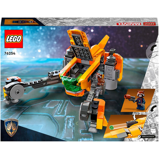 Lego marvel - het schip van baby rocket constructiespeelgoed (76254)