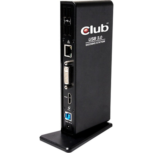 Club 3d usb gen 1 type a dual display docking station (zwart, csv-3242hd, retail)