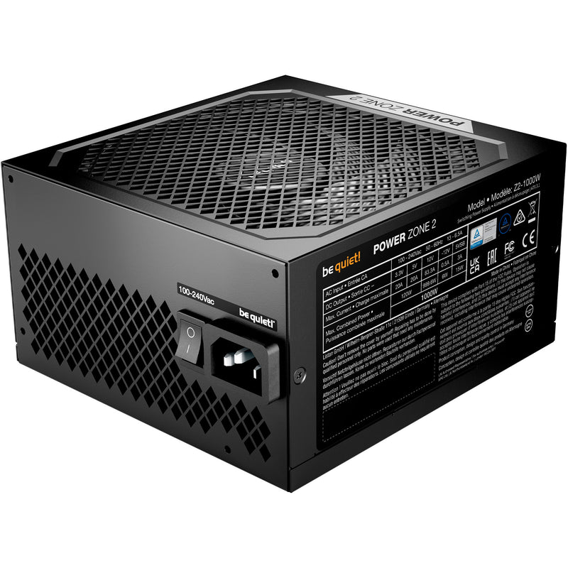 Load image into Gallery viewer, Be quiet! power zone 2 modulaire 1000 watt voeding (zwart, 1x 12v-2x6, 3x pcie)

