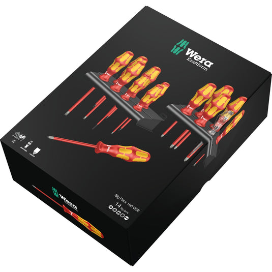 Wera schroevendraaierset big pack 100