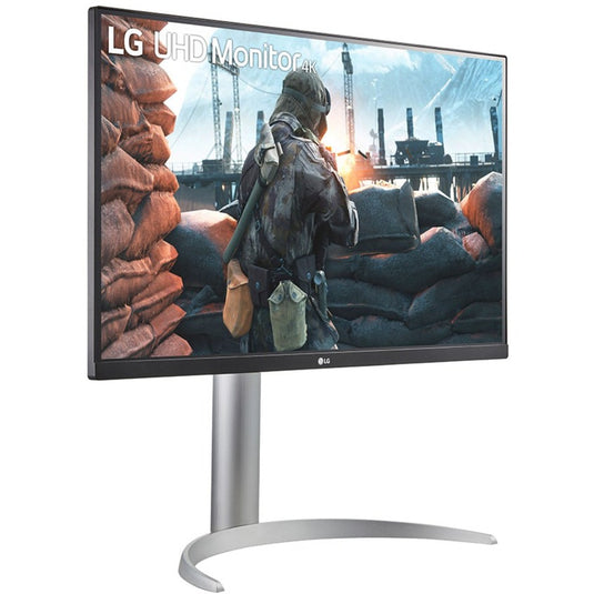 Lg ultrafine 27up650k-w 27 4k uhd monitor (wit zilver, 2x hdmi, displayport)