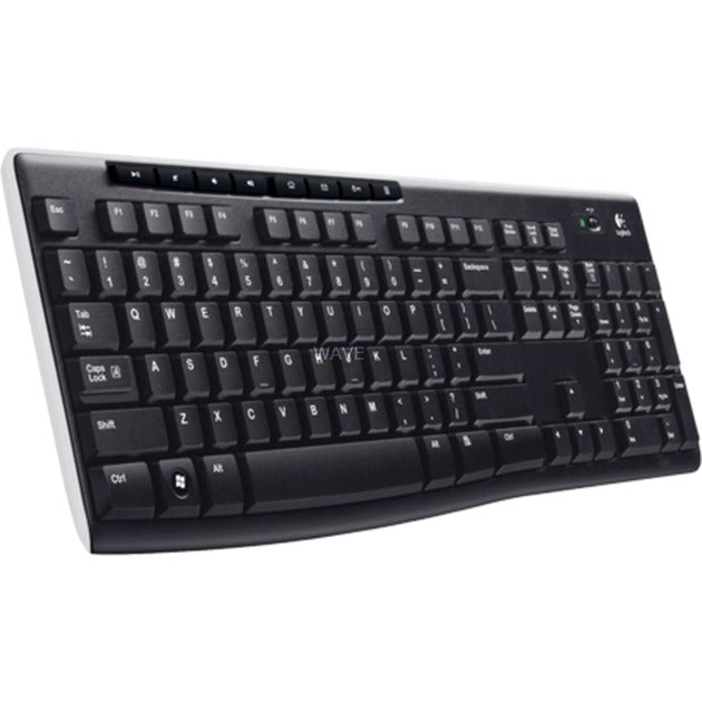 Load image into Gallery viewer, Logitech wireless keyboard k270 (zwart, eu lay-out (qwerty), rubberdome)
