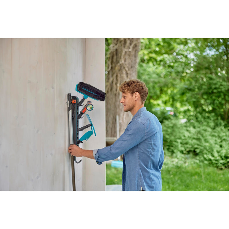 Load image into Gallery viewer, Gardena combisystem gereedschapsrek flex houder (donkergrijs turquoise)
