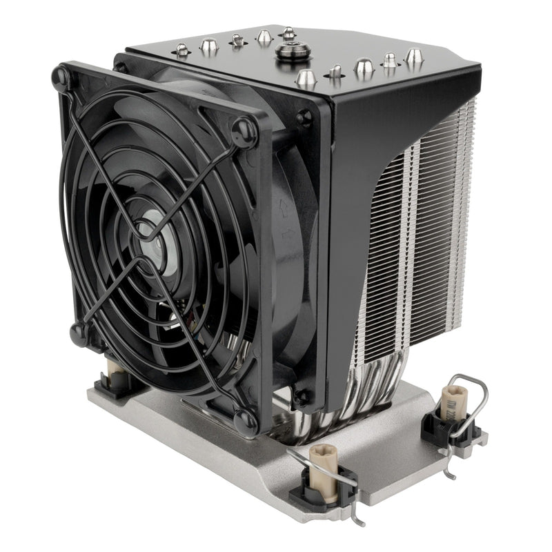 Load image into Gallery viewer, Silverstone sst-xe04-4677vb cpu-koeler (zwart, 4-pins pwm fan-connector)
