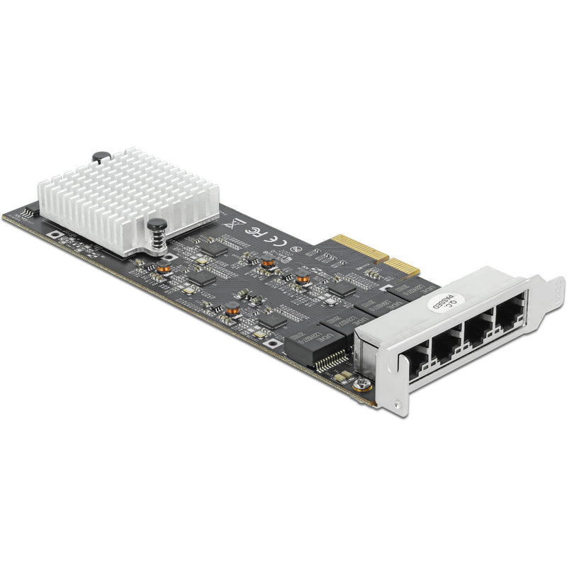 Chargez l'image dans la visionneuse de la galerie, Delock pci express x4 naar 4 x rj45 2,5 gbe netwerkadapter
