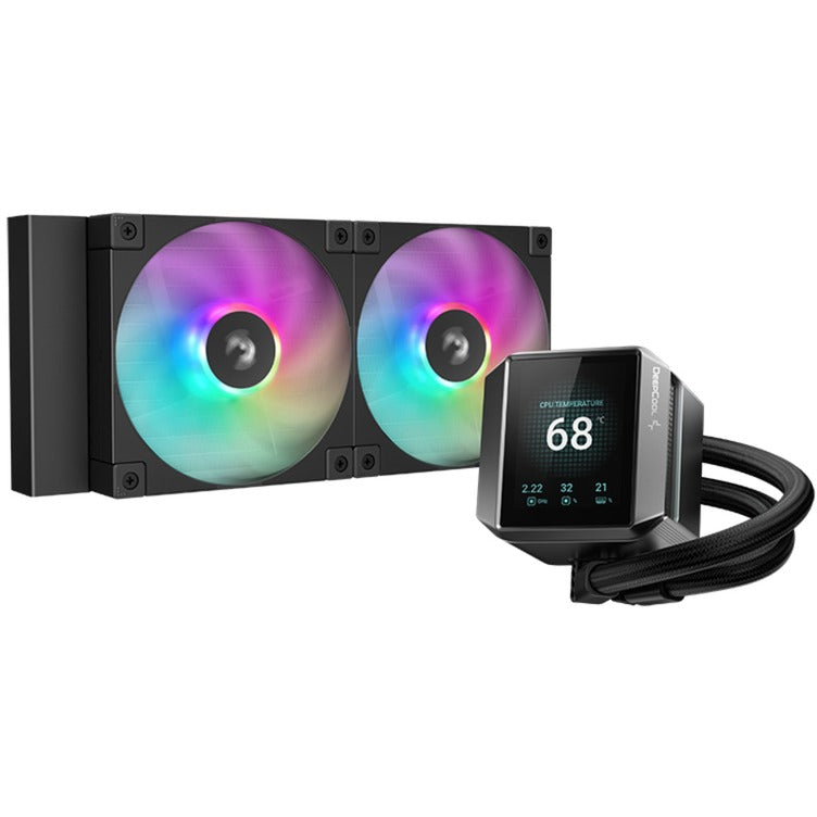 Cargue la imagen en el visor de la galería, Deepcool mystique 240 argb waterkoeling (zwart, 4-pins pwm fan-connector)
