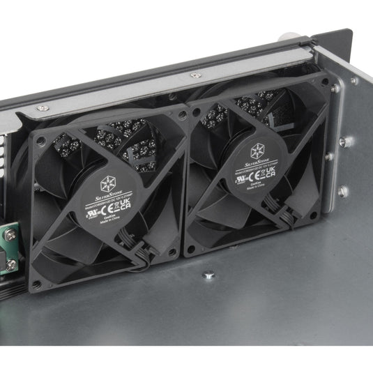 Silverstone sst-rm23-502-mini rack behuizing (zwart)