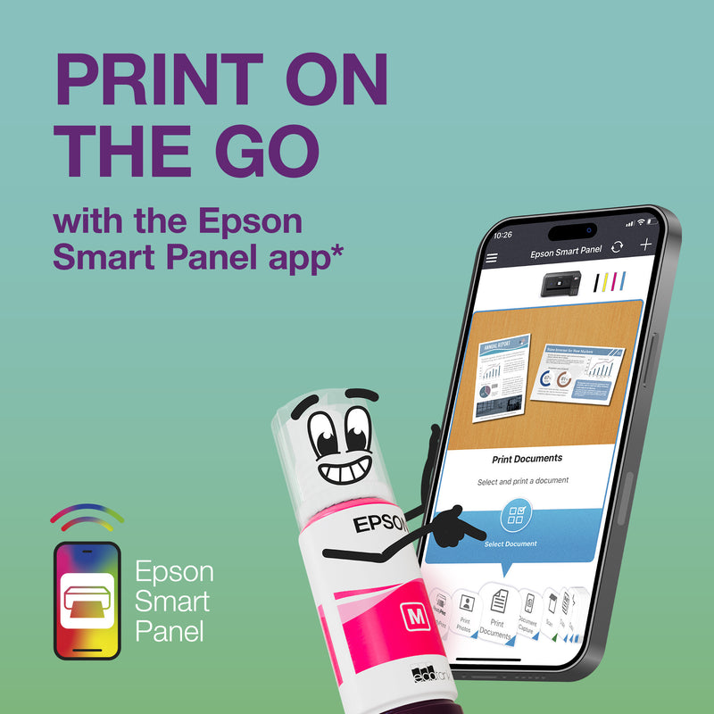 Load image into Gallery viewer, Epson ecotank et-2871 a4 multifunctionele wi-fi-printer met inkttank all-in-one inkjetprinter (zwart, scannen, kopiëren, wi-fi, inclusief tot 3 jaar inkt)
