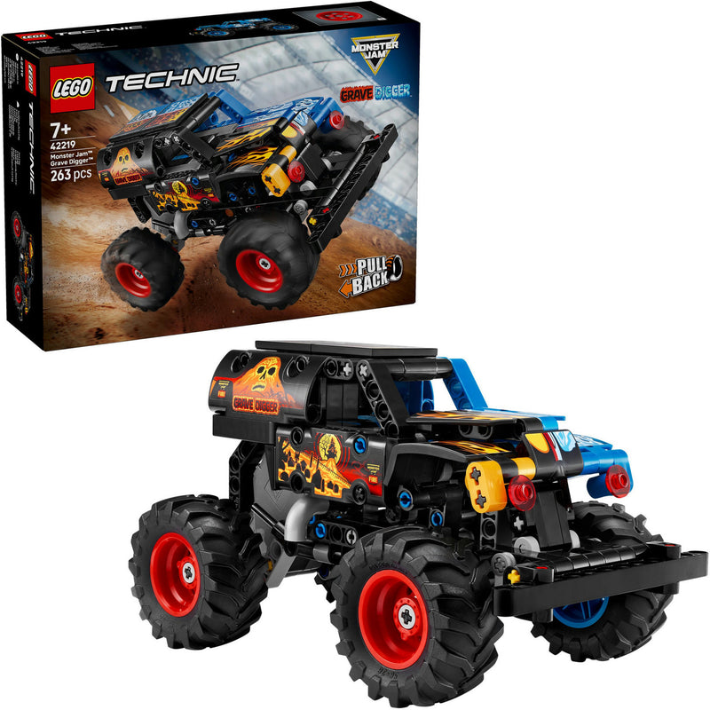 Load image into Gallery viewer, Lego technic 42219 monster jam grave digger vuur en ijs

