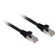 Sharkoon netwerkkabel sftp, rj-45 met cat.6a (zwart, 0,25 meter, halogeenvrij)