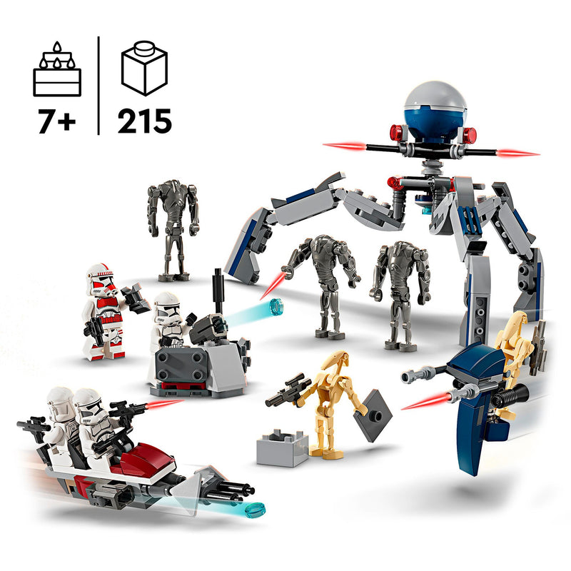 ギャラリービューアに画像をロードする, Lego star wars clone trooper™ battle droid™ battle pack - 75372
