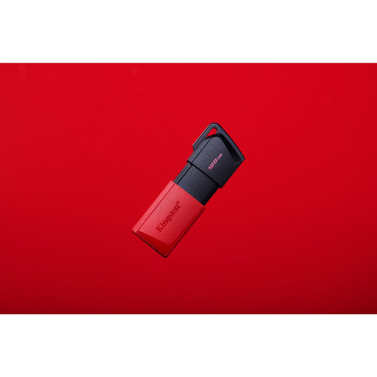Kingston datatraveler exodia m 128 gb usb-stick (rood zwart, usb-a 3.2 gen 1)