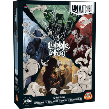 White goblin games unmatched: cobble fog bordspel (nederlands, 2 - 4 spelers, 20 minuten, vanaf 10 jaar)