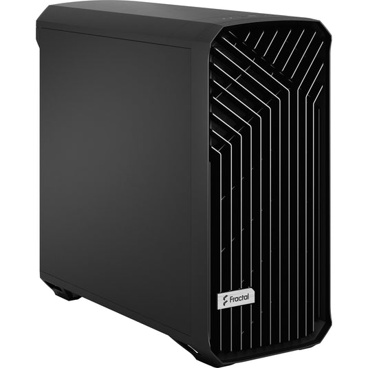 Fractal design torrent black solid midi tower behuizing (zwart | 2x usb-a | 1x usb-c)