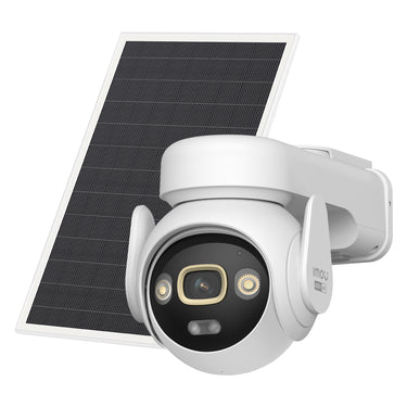 Imou aov pt 4k kit (wifi+4g) simcard sd beveiligingscamera (wit, 8 mp, wifi 6, 4g lte, solar panel, ai-detectie)