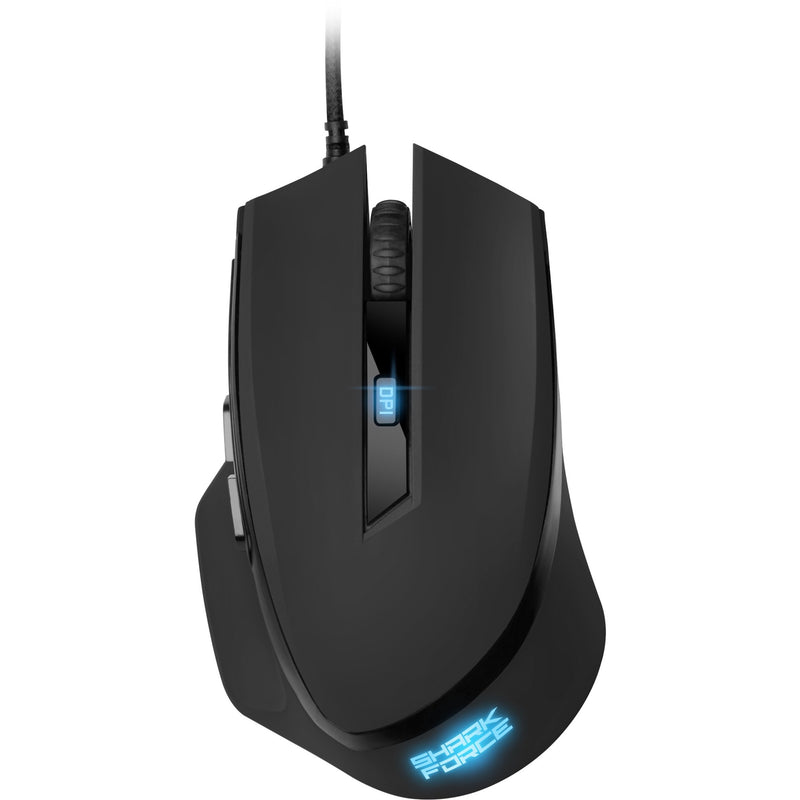 Load image into Gallery viewer, Sharkoon shark force ii gaming muis (zwart, 400 - 4200 dpi, meerkleurige leds)
